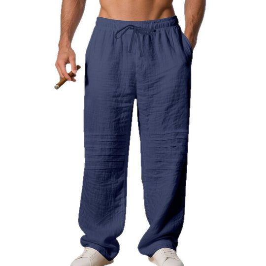 Herren entspannte Strandhose im lässigen Stil mit praktischen Taschen EB