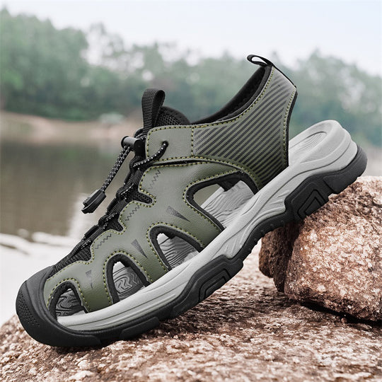 Damen Sportliche Sandalen mit ergonomischer Sohle und verstellbarem Schnürsystem EB