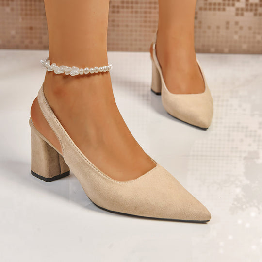 Damen Slingback-Pumps mit elegantem Blockabsatz EB