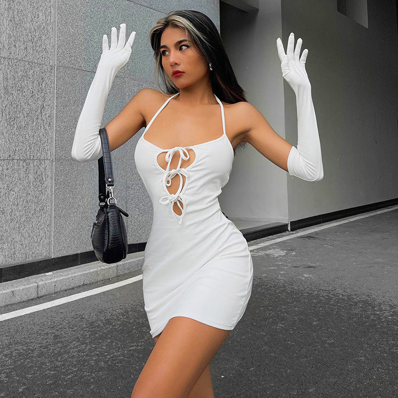 Damen Sexy Booty-Tunika mit langen Ärmeln EB