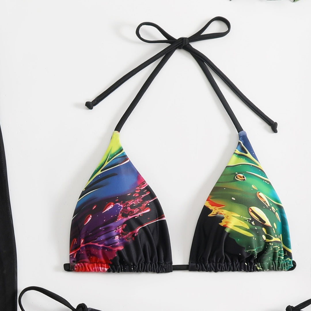 Damen Bikini-Set mit länglichem Rock EB