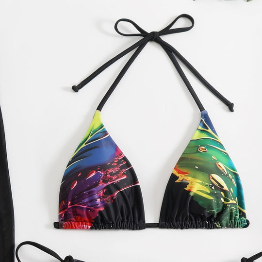 Damen Bikini-Set mit länglichem Rock EB