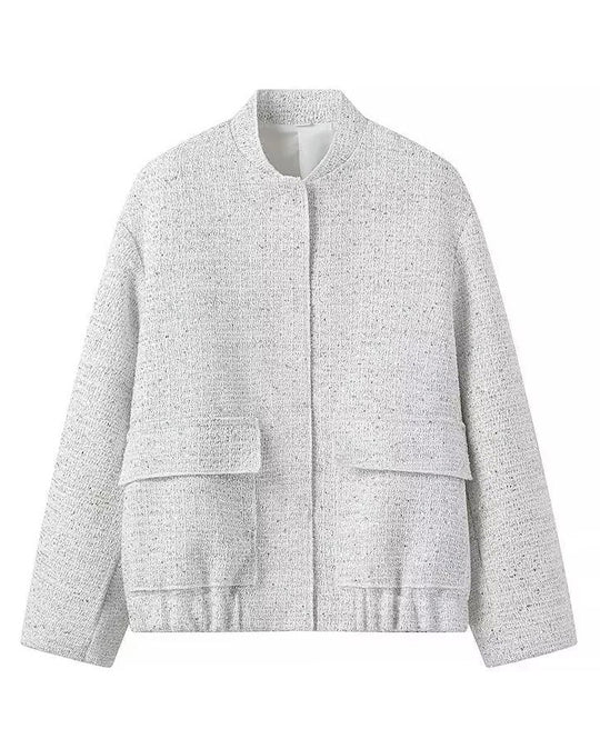 EB | Gold Pailletten Stehkragenjacke