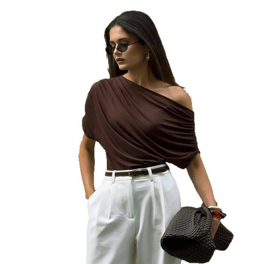 Damen asymmetrisches Top EB