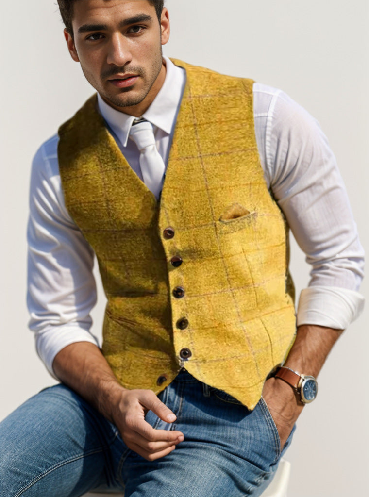 Herren elegante Weste im modernen Stil EB