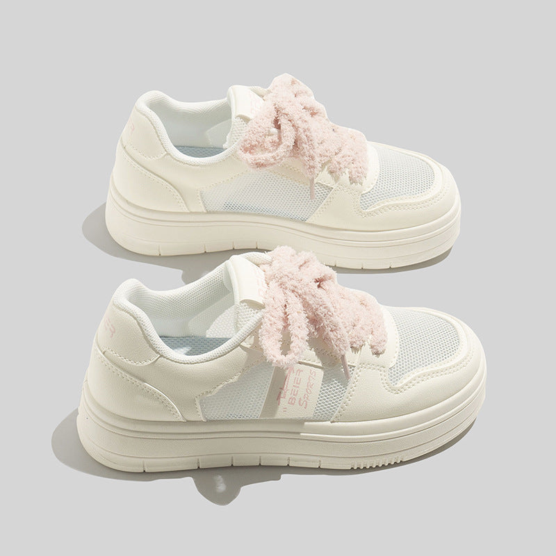 Damen Atmungsaktive Freizeitsneaker mit weichem Innenfutter und innovativen Schnürsenkeln EB