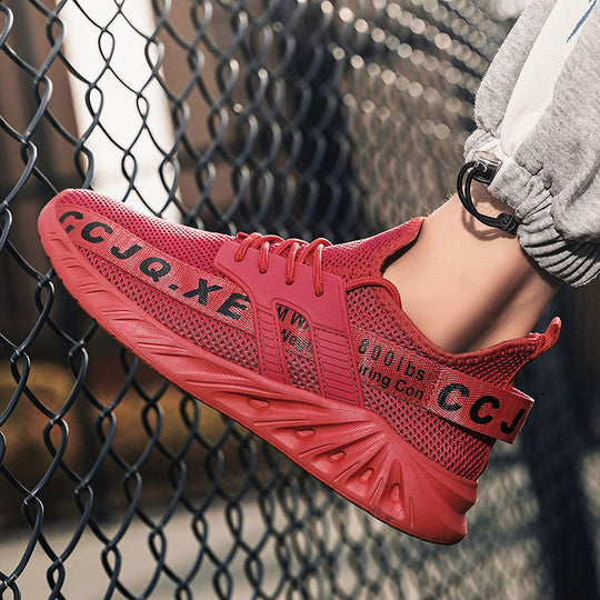 Damen Sportliche Netz-Sneaker mit rutschfester Sohle und atmungsaktivem Obermaterial EB