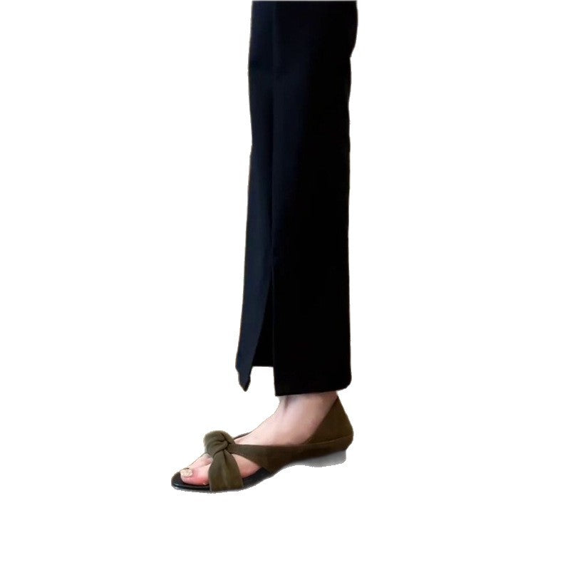 Damen elegante Slipper mit Knottedetail EB