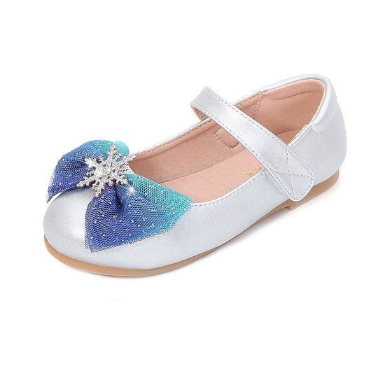 Mädchen Ballerinas mit glitzerndem Schleifen-Design EB