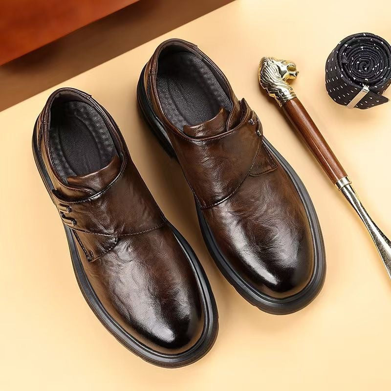 Herren Schnürschuhe mit hoher Tragekomfort und eleganter Lederoptik EB