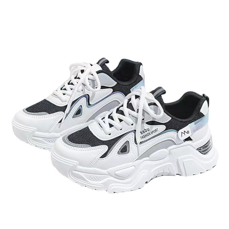 Damen trendige Sneakers mit innovativer Dämpfung und atmungsaktiver Mesh-Oberfläche EB