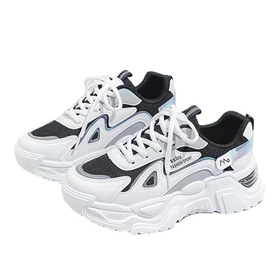Damen trendige Sneakers mit innovativer Dämpfung und atmungsaktiver Mesh-Oberfläche EB