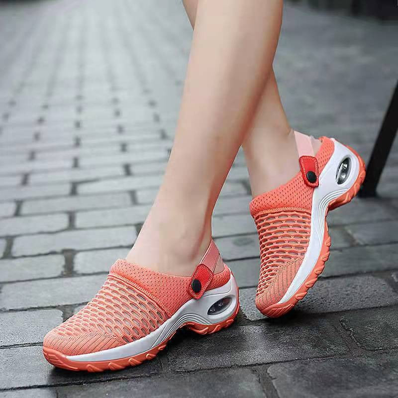 Damen Freizeit Clogs mit atmungsaktivem Netzdesign und rutschfester Sohle Heidi Mode