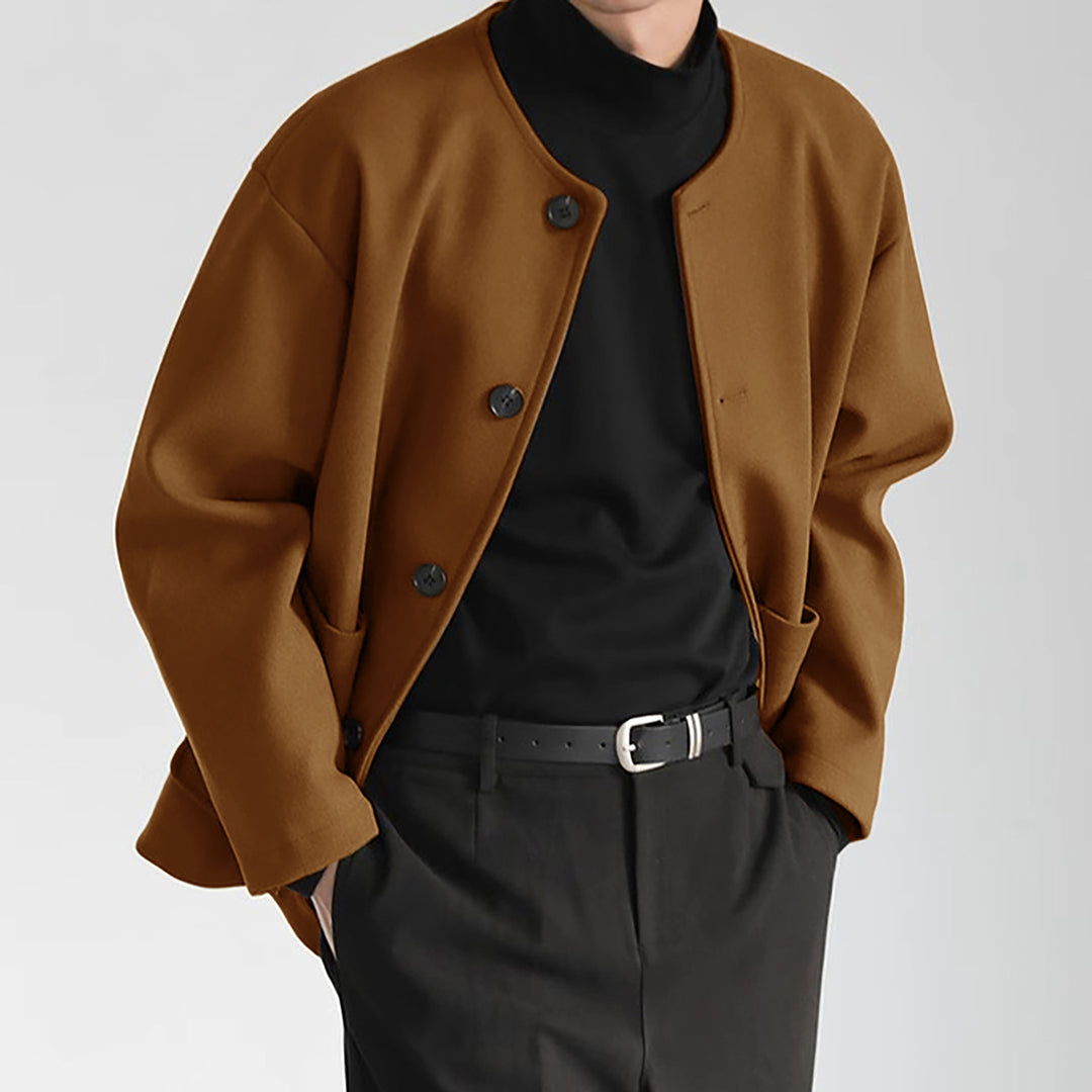Damen Übergangsjacke mit praktischen Taschen und Knopfverschluss EB