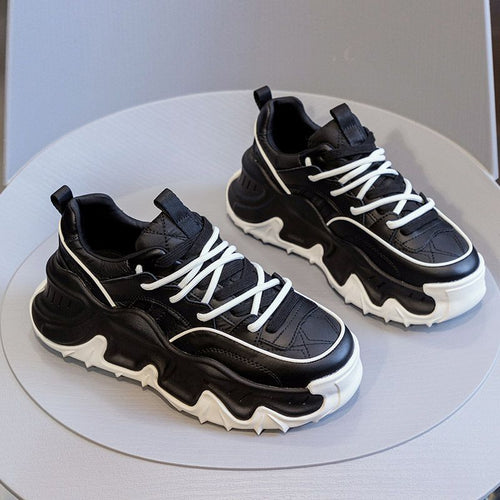 Damen Sportliche Chunky-Sneaker mit dämpfender Sohle und strapazierfähigem Obermaterial EB