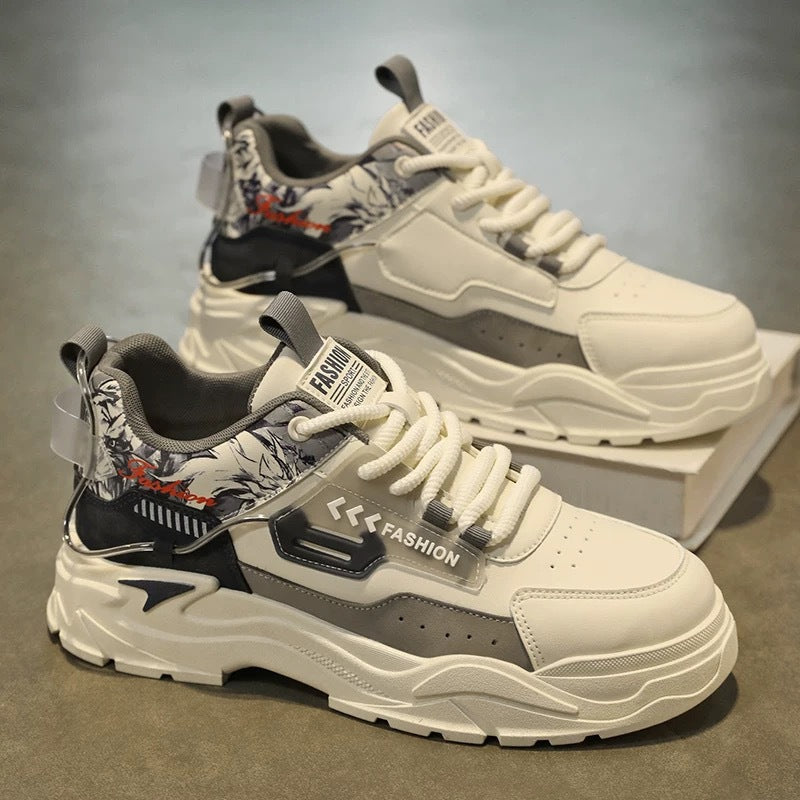 Damen chunky Sneakers mit stabiler Sohle und atmungsaktivem Obermaterial EB