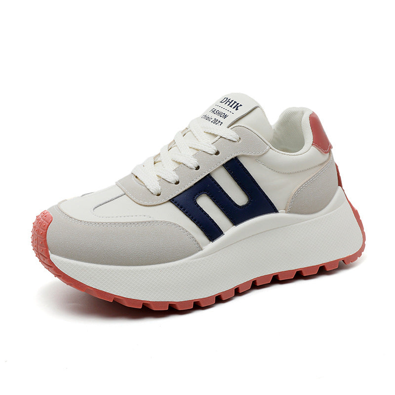 Damen High-Top Sneakers mit sportlichem Profil und rutschfester Sohle EB