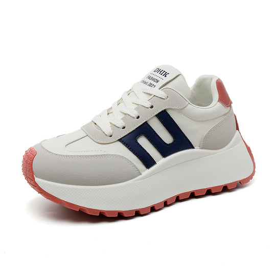 Damen High-Top Sneakers mit sportlichem Profil und rutschfester Sohle EB