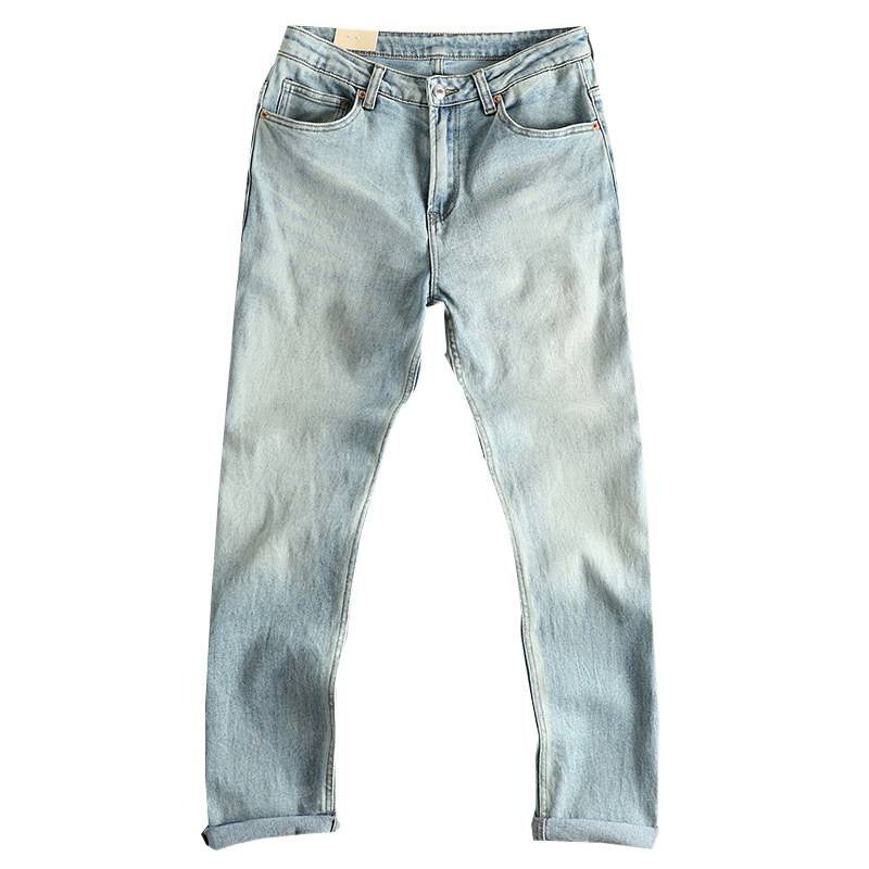 Damen Slim-Fit Jeans im authentischen Vintage-Look mit hohem Bund EB