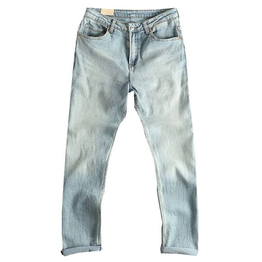 Damen Slim-Fit Jeans im authentischen Vintage-Look mit hohem Bund EB
