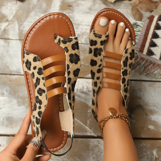 Damen modische Hausschuhe mit Tiermuster EB