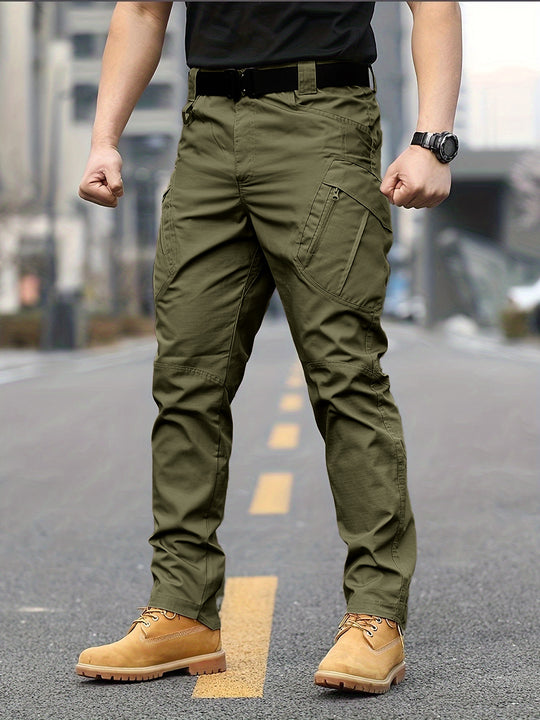 Herren Cargo-Hose mit verstellbarem Bund und tiefen Seitentaschen EB