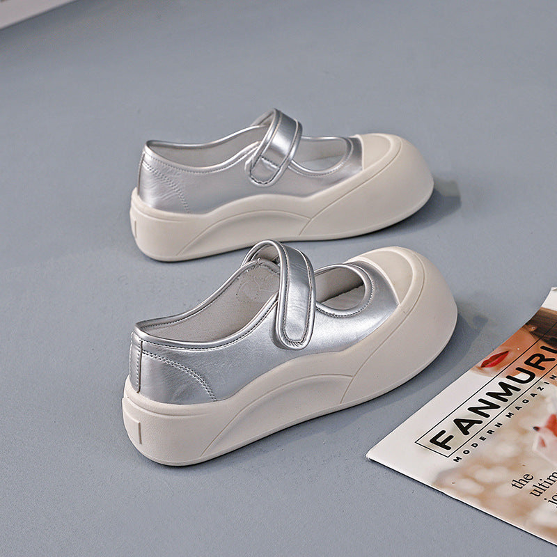 Damen Komfortable Clogsneaker mit verstellbarem Klettverschluss und rutschfester Sohle EB