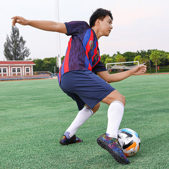 Damen Sportliche Fußballschuhe mit rutschfester Sohle und atmungsaktivem Obermaterial EB