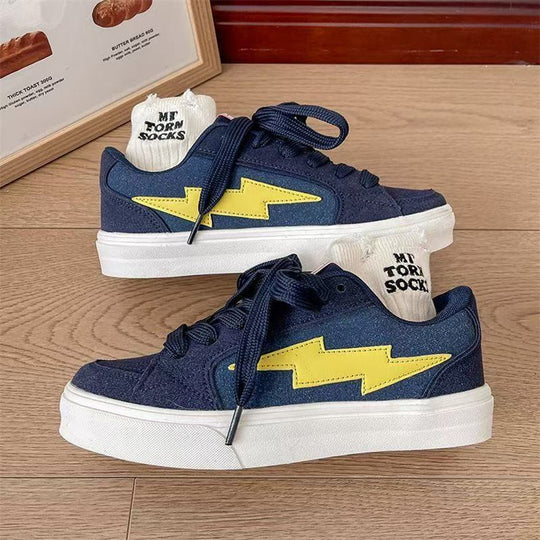 Damen Sneakers mit dynamischem Blitzdesign und bequemer Dämpfung EB