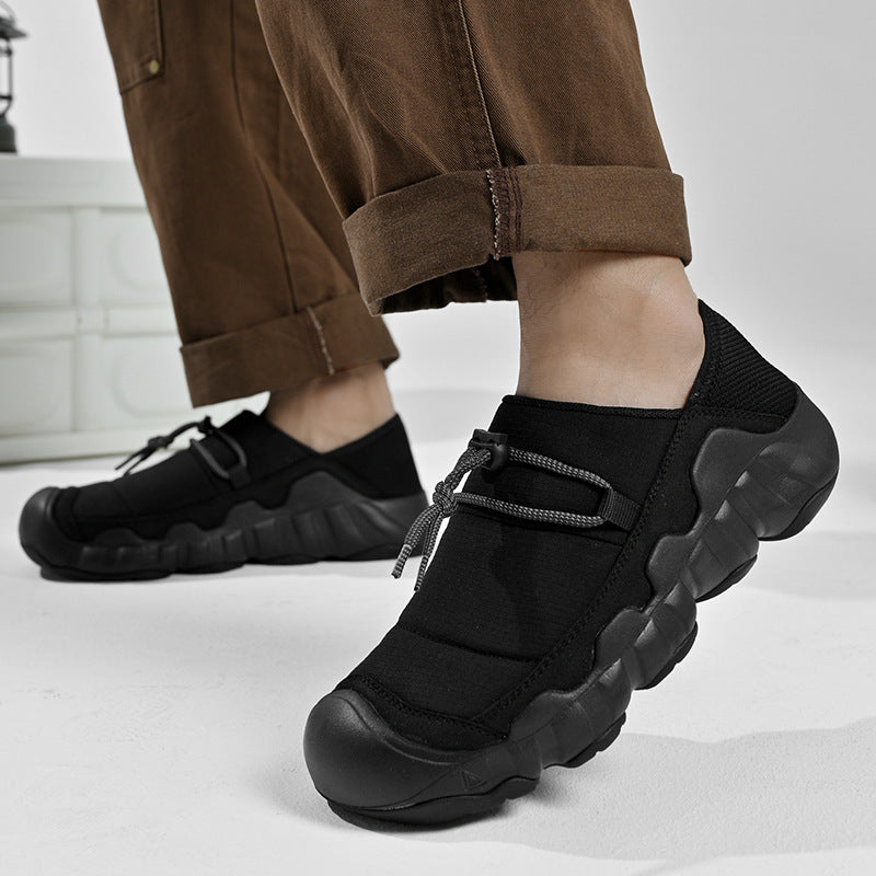 Damen Bequeme Freizeit-Schuhe mit elastischen Schnürsenkeln EB