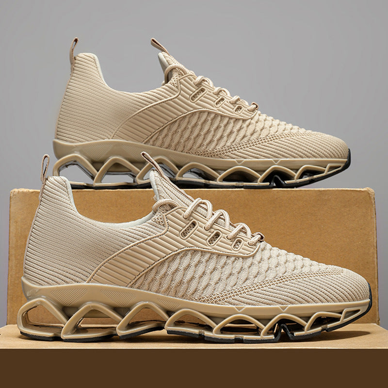 Damen Sportliche Laufschuh Sneakers mit atmungsaktivem Design und flexibler Sohle EB