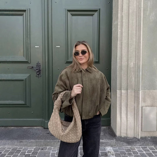 Damen Oversized Jacke im lässigen Stil EB