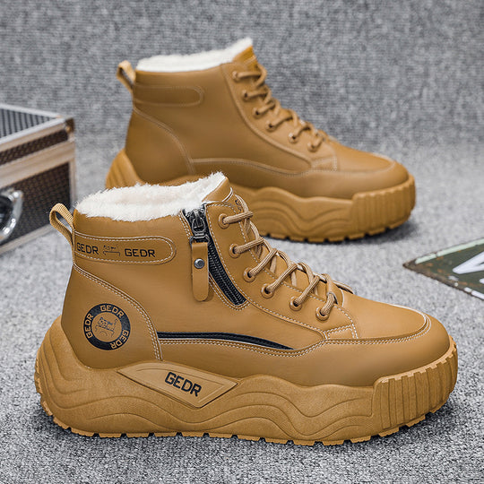 Damen Gefütterte Winterstiefel mit rutschfester Sohle und praktischem Reißverschluss EB