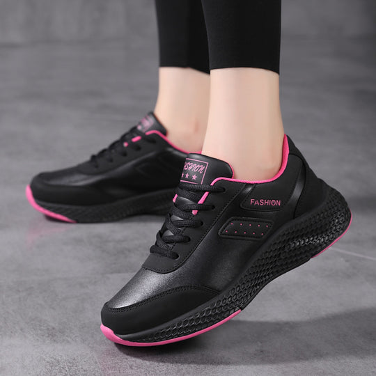 Damen Modische Freizeit-Sneaker mit atmungsaktiver Sohle und rutschfester Laufsohle EB