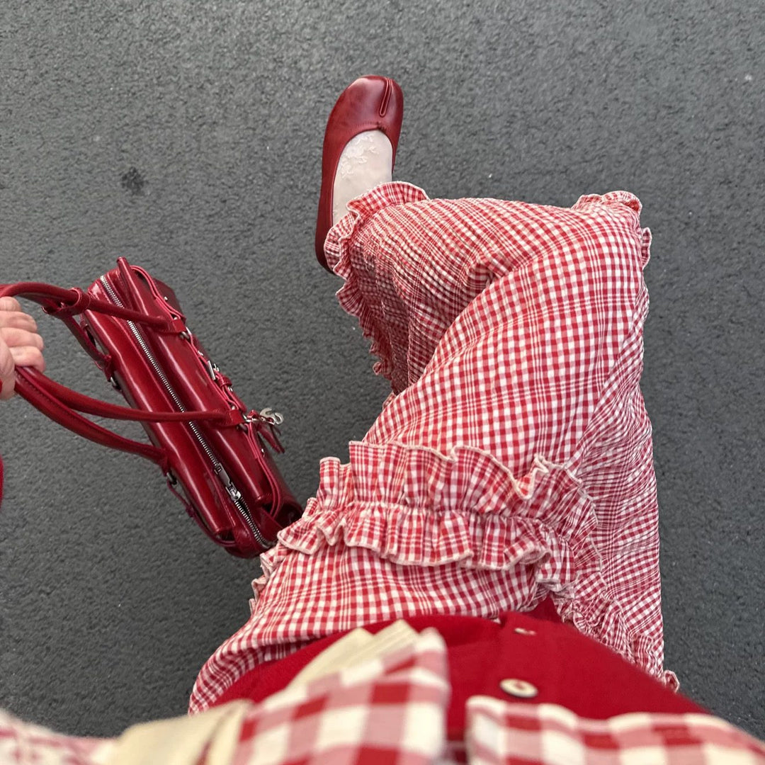 Damen Elegante und modische Ballerinas mit einzigartigem Zehen-Design EB