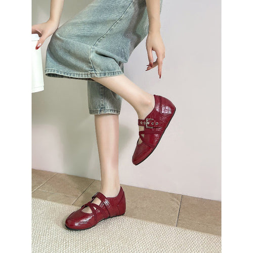 Damen Ballerinas mit verstellbaren Riemchen und komfortabler Innensohle EB