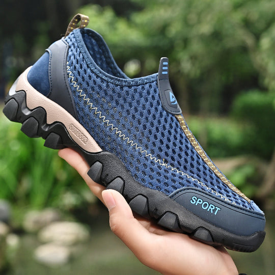 Damen Sportliche atmungsaktive Fitnessschuhe mit rutschfester Sohle EB