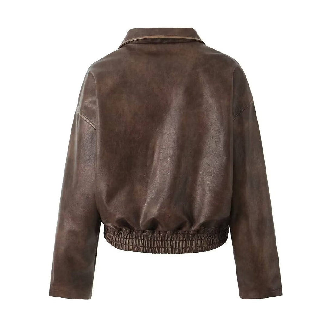 Damen jacke mit modernem Schnitt und praktischen Reißverschlusstaschen EB