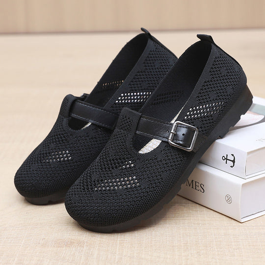 Damen Bequeme und atmungsaktive Clogs mit verstellbarem Riemen EB