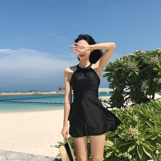 Damen Schwimmdress mit elegantem X-Träger-Design EB