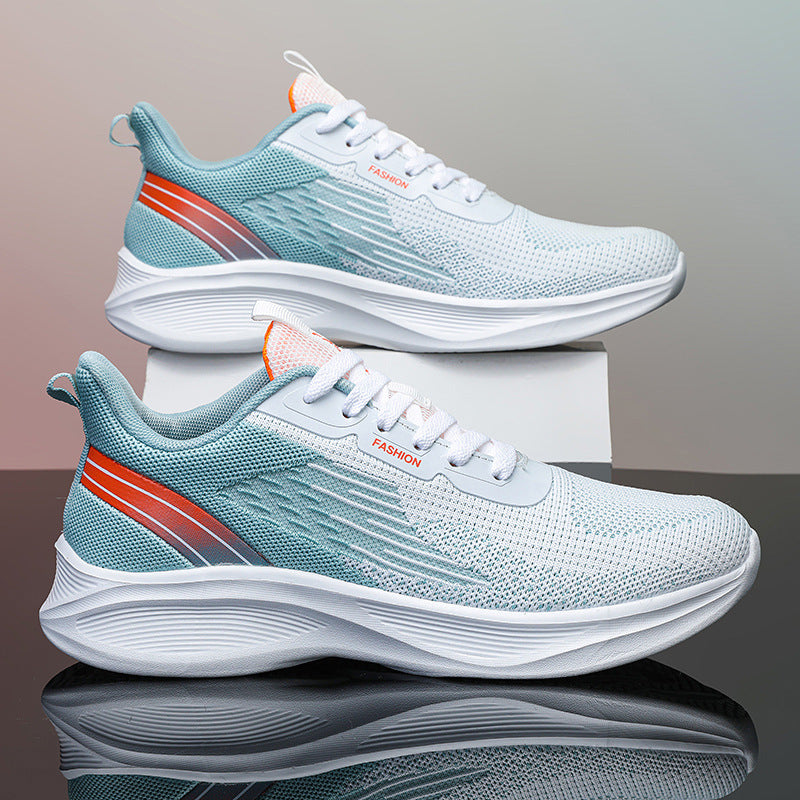 Damen Sportliche Sneakers mit atmungsaktivem Mesh-Obermaterial und bequemer Dämpfung EB
