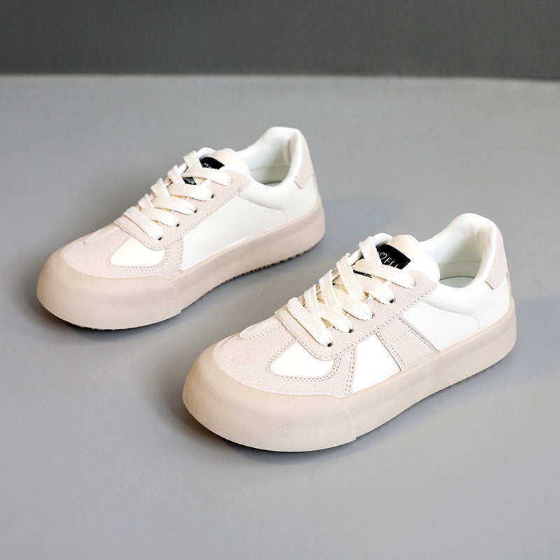 Damen modische Sneaker mit hochwertigem Wildleder und atmungsaktivem Mesh-Obermaterial EB