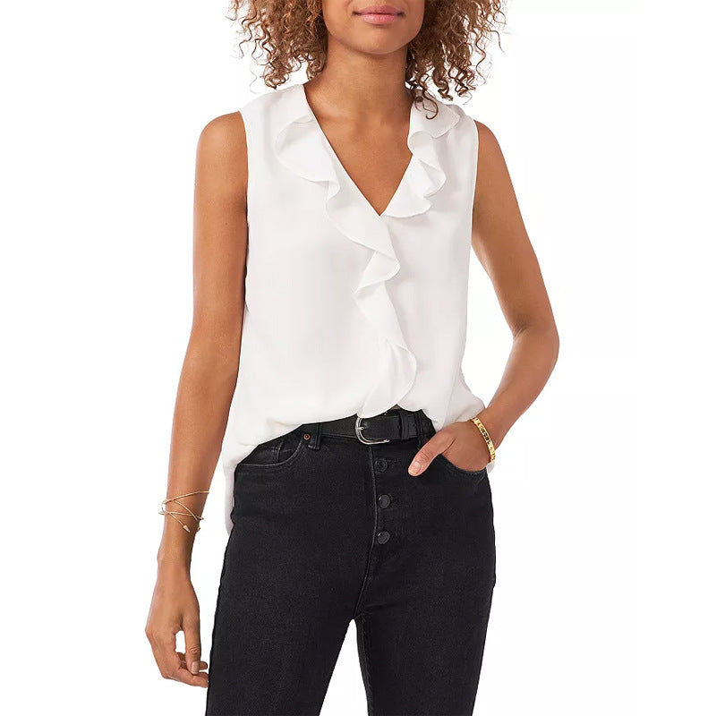 Damen Bluse mit Rüschendetails EB