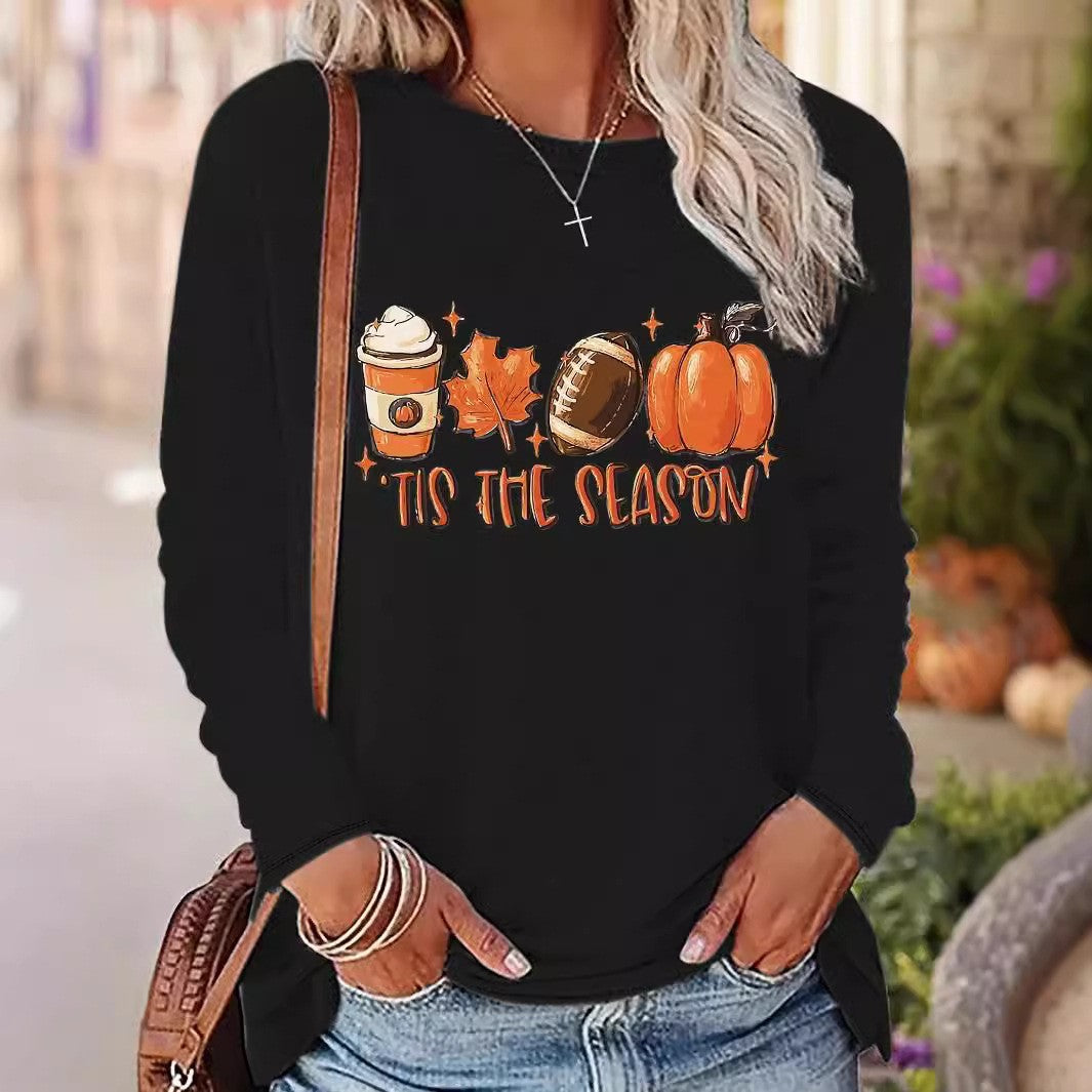 Damen Lässiges Langarmshirt mit elegantem Schnitt und komfortablem Stoff EB