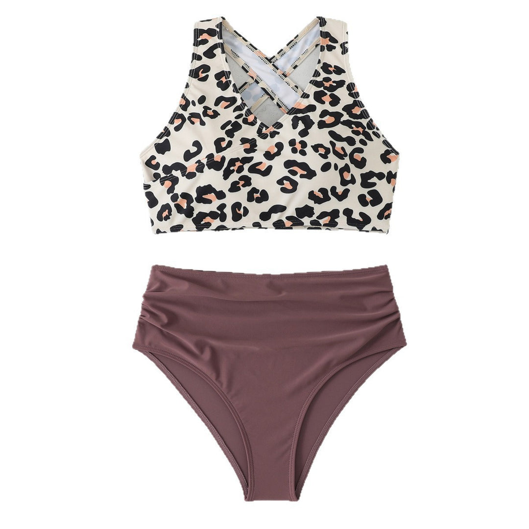 Damen Sport-Bikini mit innovativem Schnitt und hochgeschnittenem Höschen EB