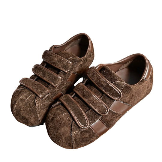 Damen Sportliche Clogs mit praktischen Klettverschluss und bequemer Dämpfung EB