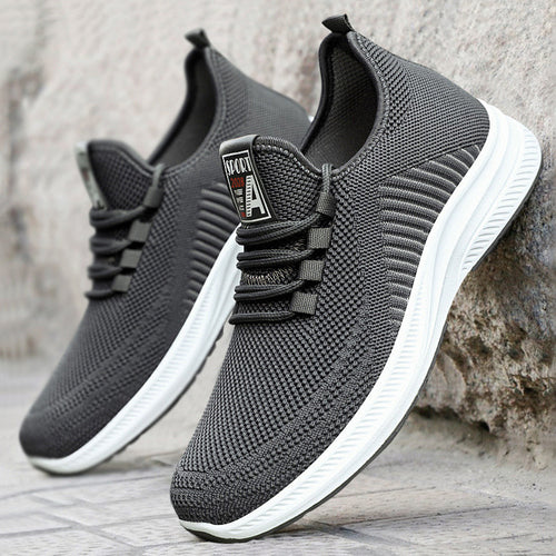 Damen Leichte und atmungsaktive Sport Sneakers mit elastischem Obermaterial EB