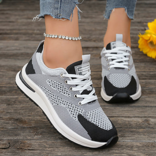 Damen Atmungsaktive Lauf-Sneakers mit flexibel gewebtem Obermaterial EB