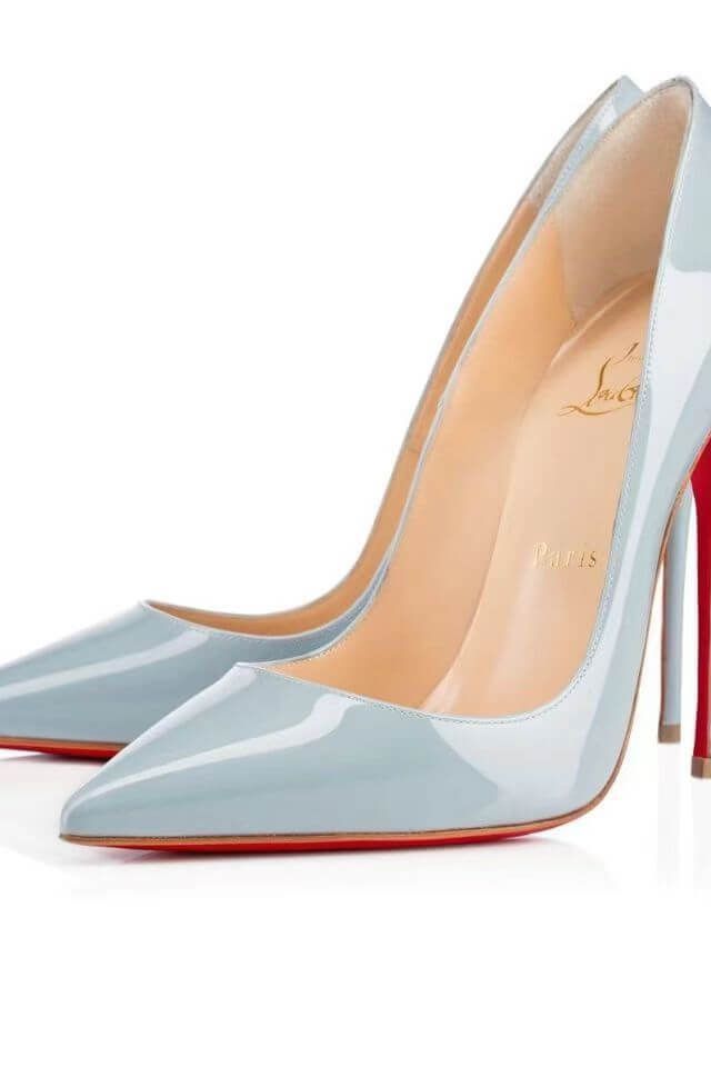 EB | Spitz Zulaufende 1rote Boden Schuhe