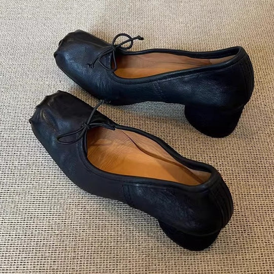 Damen Bequeme Ballerinas mit besonderem Zehendesign EB